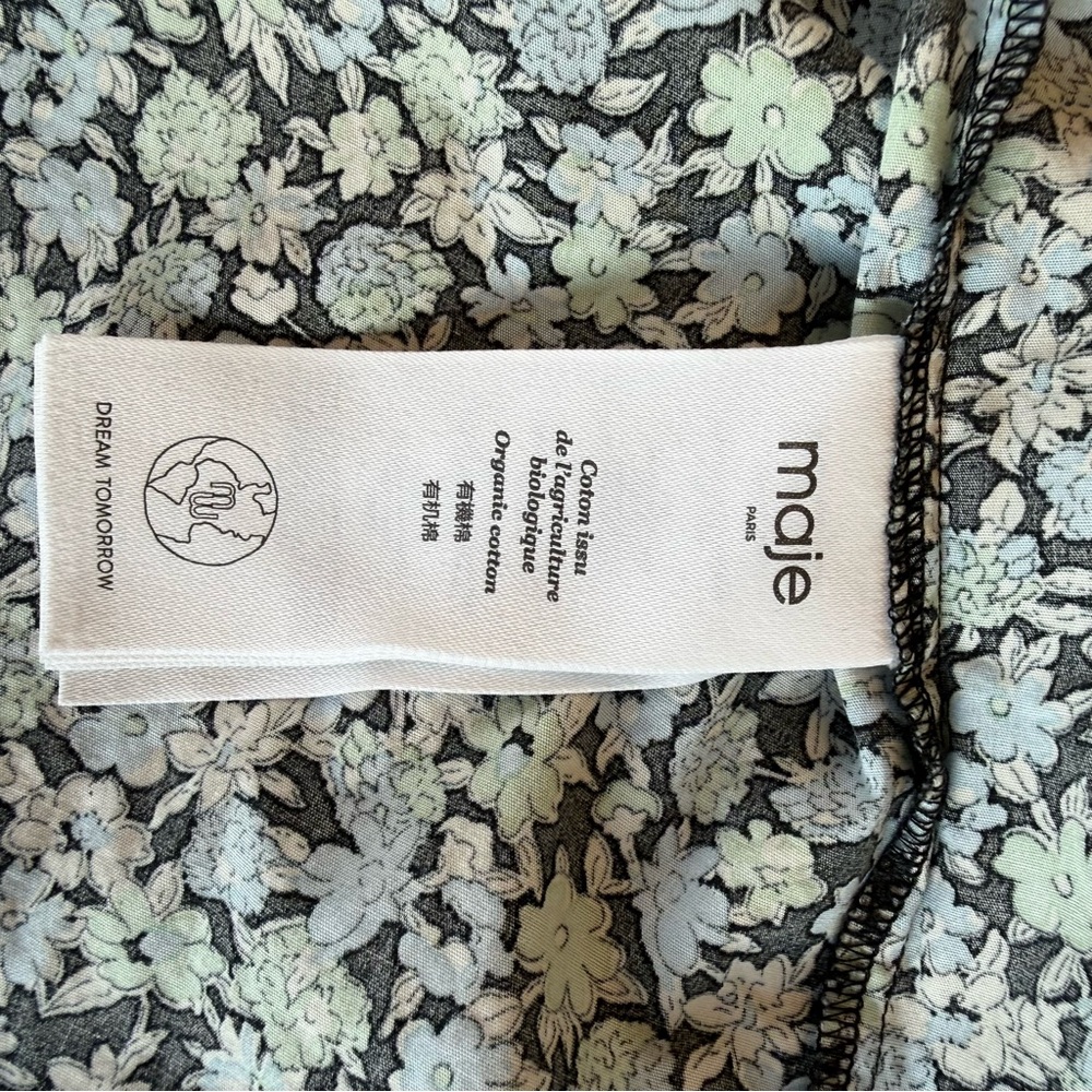 Maje City Floral Print Blouse - Picture 7 of 14